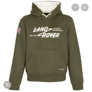 Land Rover Olive Green Hoodie for Men